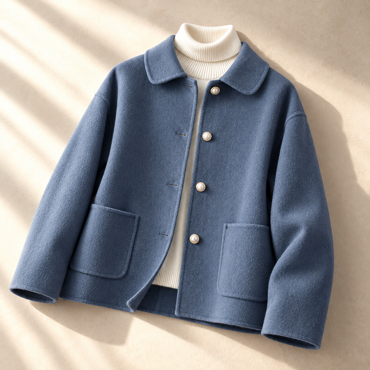 Women's Pearl Button Jacket | Warm & Lightweight 11