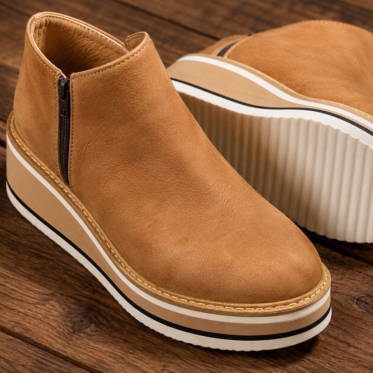 Women's Wedge Bootie | Hidden Lift & All-Day Comfort 13