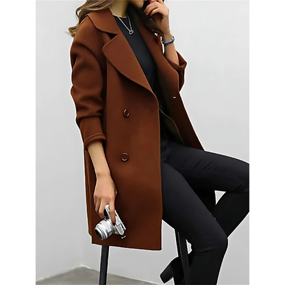 Women's Winter Coat | Double-Breasted & Tailored Fit