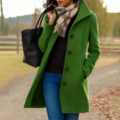 Women's Longline Coat | Warm & Smart Winter Style 4