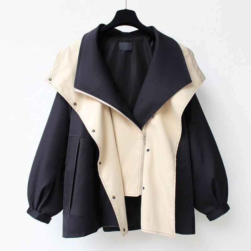 Amelia Asymmetrical Two-Tone Jacket - York Miller