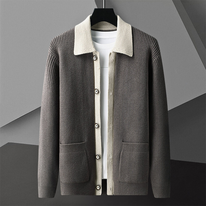 Women's Knit Cardigan | Ribbed Texture & Casual Drape 3