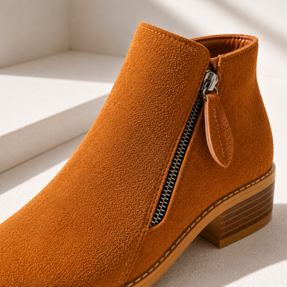 Women's Ankle Boots | Cushioned Comfort & Easy Zip Closure 9