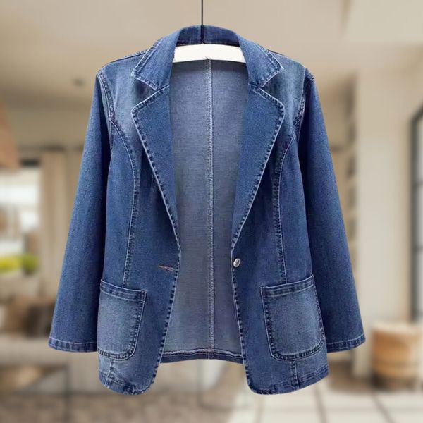 Women's Casual Jacket | One-Button Closure 1