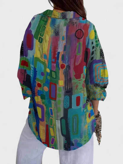 Rose™ | Chic Geometric Pattern Top for All Occasions