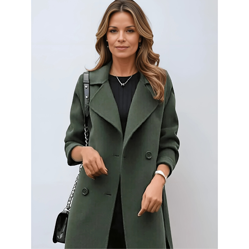 Women's Winter Coat | Double-Breasted & Tailored Fit