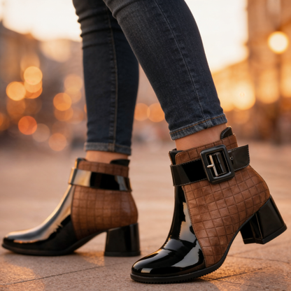 Women's Ankle Boots | Block Heel & Cushioned Comfort