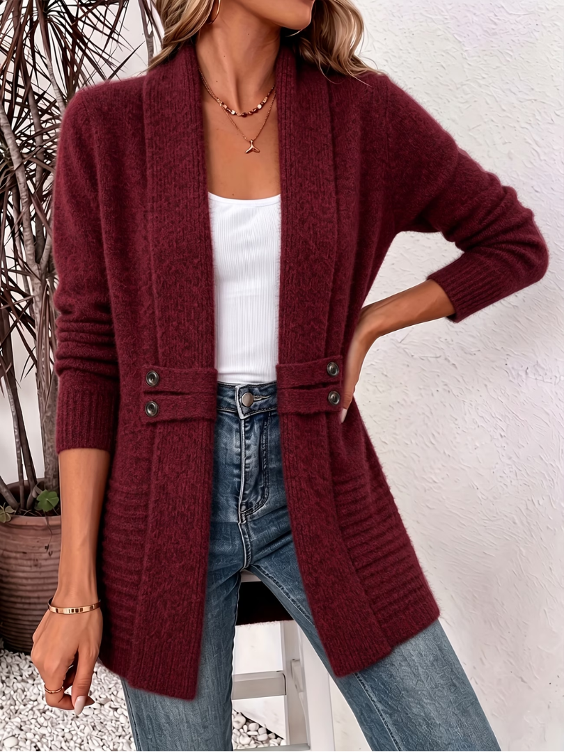 Women's Open-Knit Cardigan | Soft & Lightweight Layer 3