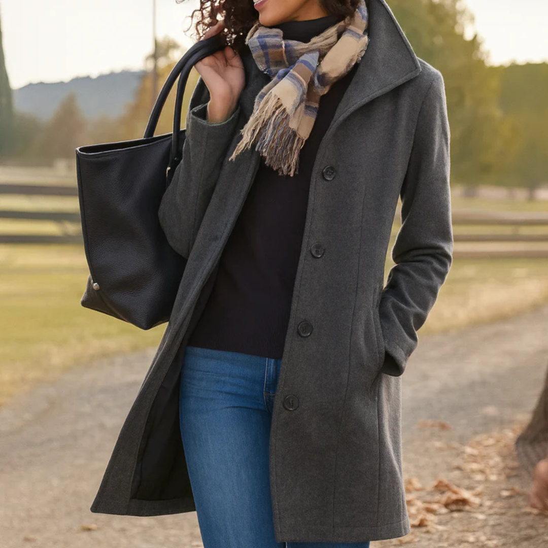 Women's Longline Coat | Warm & Smart Winter Style 5