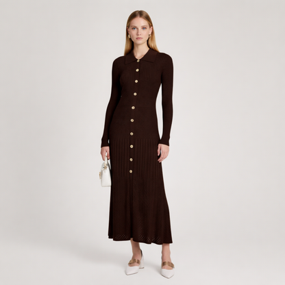 Women's Knit Dress | Collared Neckline & Flattering Fit 4