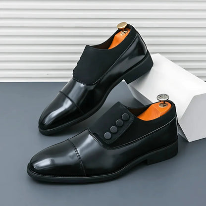 Corvani Cap-Strap Loafer — lifestyle shot