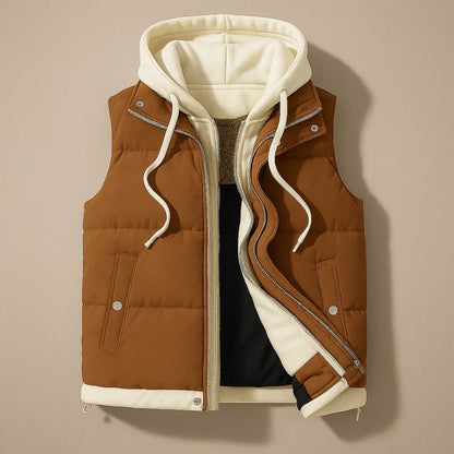 Fairmont Hooded Vest — back view