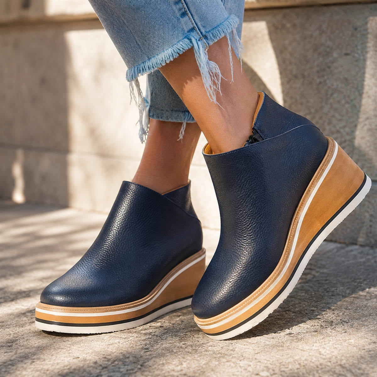 Women's Wedge Bootie | Hidden Lift & All-Day Comfort 5