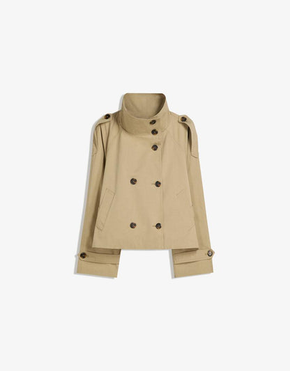 Women's Cropped Trench Coat | Tailored Fit for Autumn 4