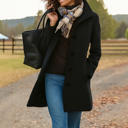 Women's Longline Coat | Warm & Smart Winter Style 6