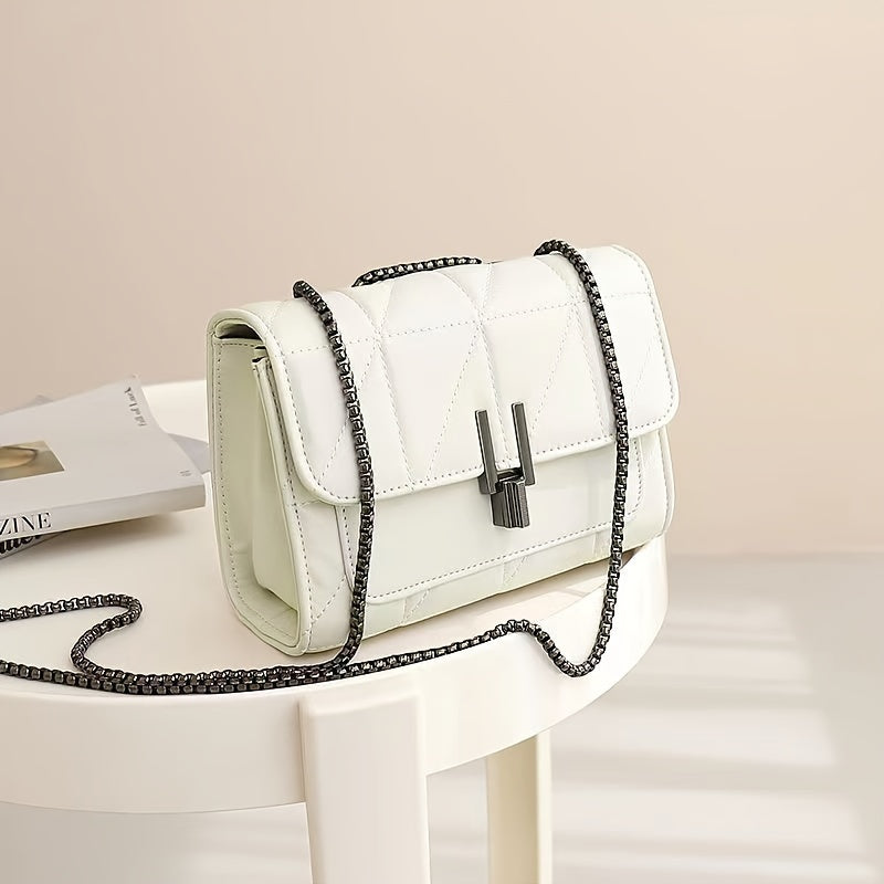 Women's Quilted Shoulder Bag | Chain Strap Design 2