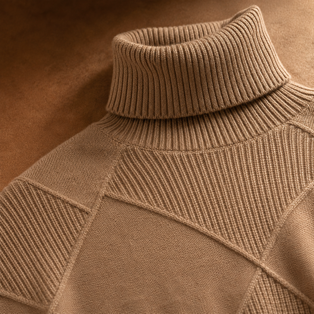 Women's Turtleneck Jumper | Textured Knit & Relaxed Fit 6