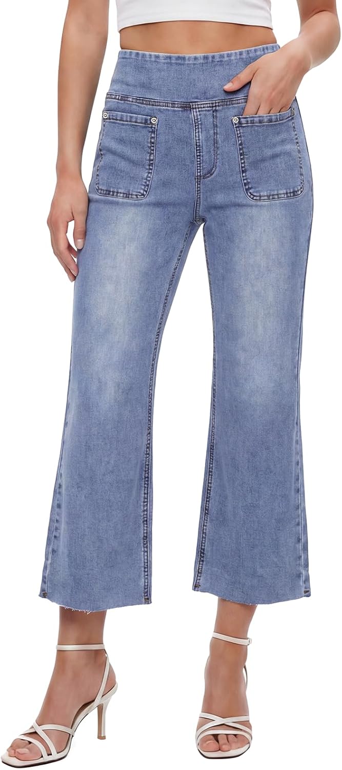 Women's Flare Jeans | High Waist & Stretch 3