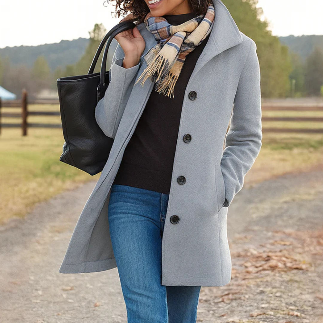 Women's Longline Coat | Warm & Smart Winter Style 7