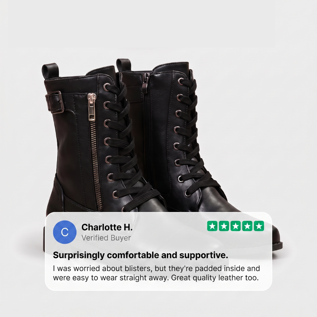 Women's Ankle Boots | Adjustable Lace-Up Fit 6