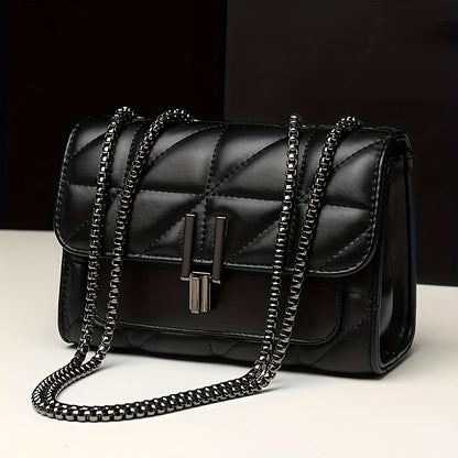 Women's Quilted Shoulder Bag | Chain Strap Design 1