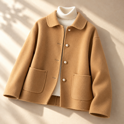Women's Pearl Button Jacket | Warm & Lightweight 14