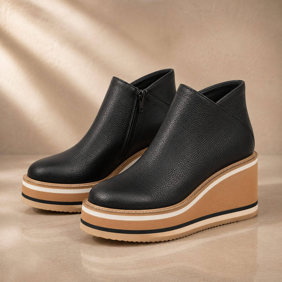 Women's Wedge Bootie | Hidden Lift & All-Day Comfort 9