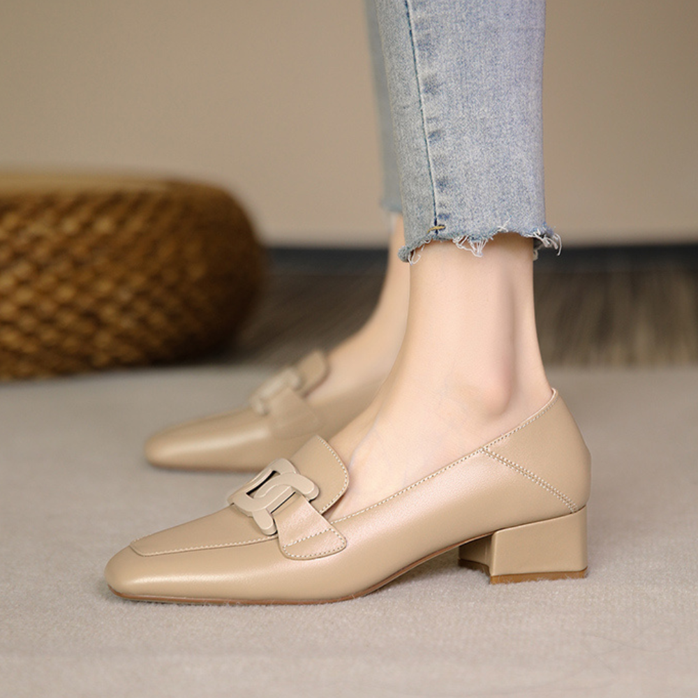 Women's Block Heel Loafers | Stable & Comfortable