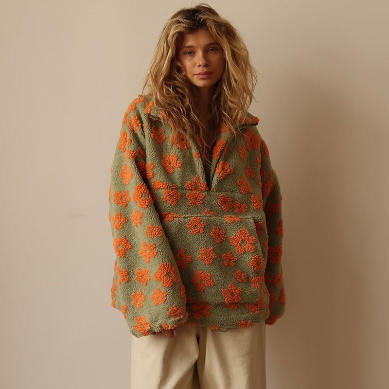 Women's Floral Jumper | Oversized & Warm 7