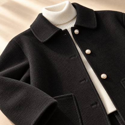 Women's Pearl Button Jacket | Warm & Lightweight 7