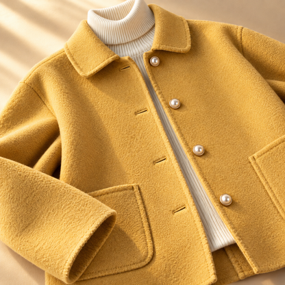 Women's Pearl Button Jacket | Warm & Lightweight 10