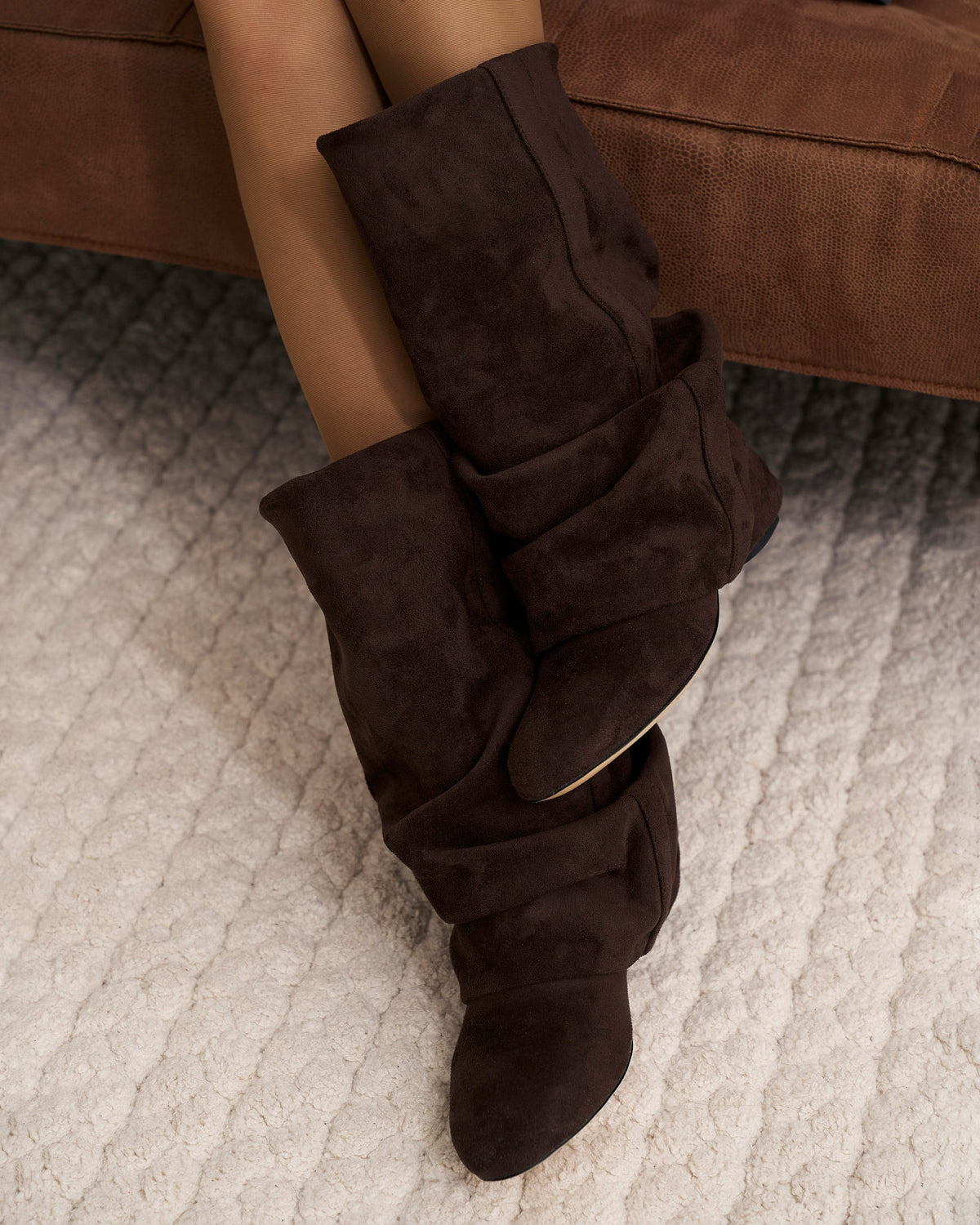 Women's Knee High Boots | Slouchy Design & Hidden Heel 2