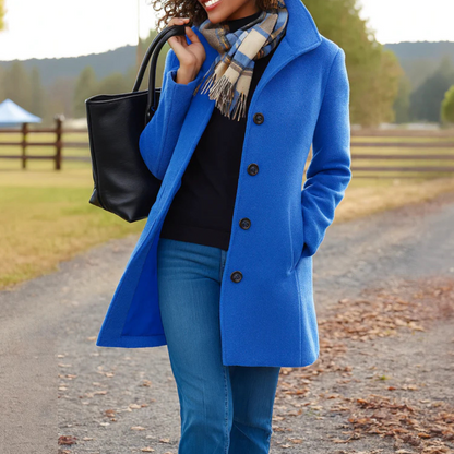 Women's Longline Coat | Warm & Smart Winter Style 9