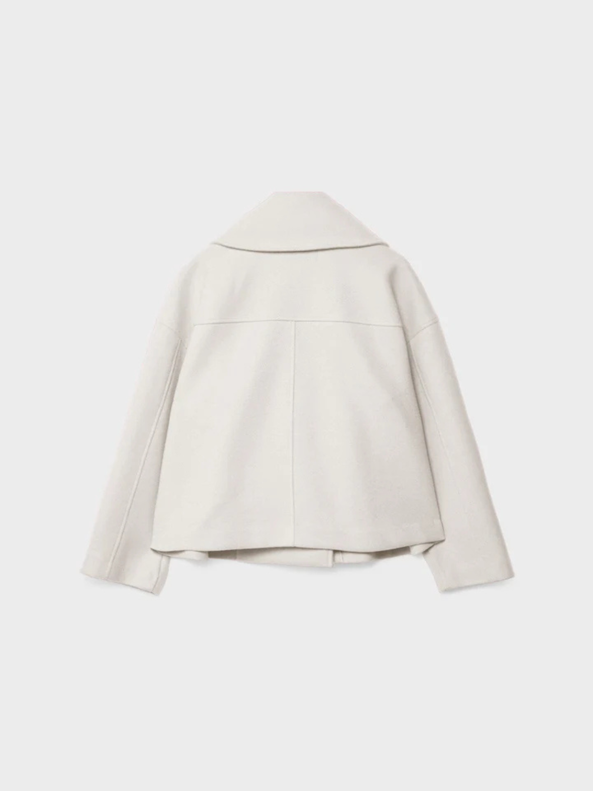 Women's Short Wrap Jacket | Structured Wide Collar