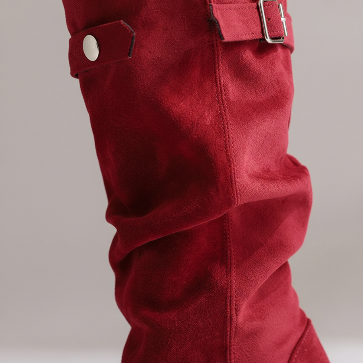 Women's Knee-High Buckle Boots | Adjustable Fit & Block Heel 4