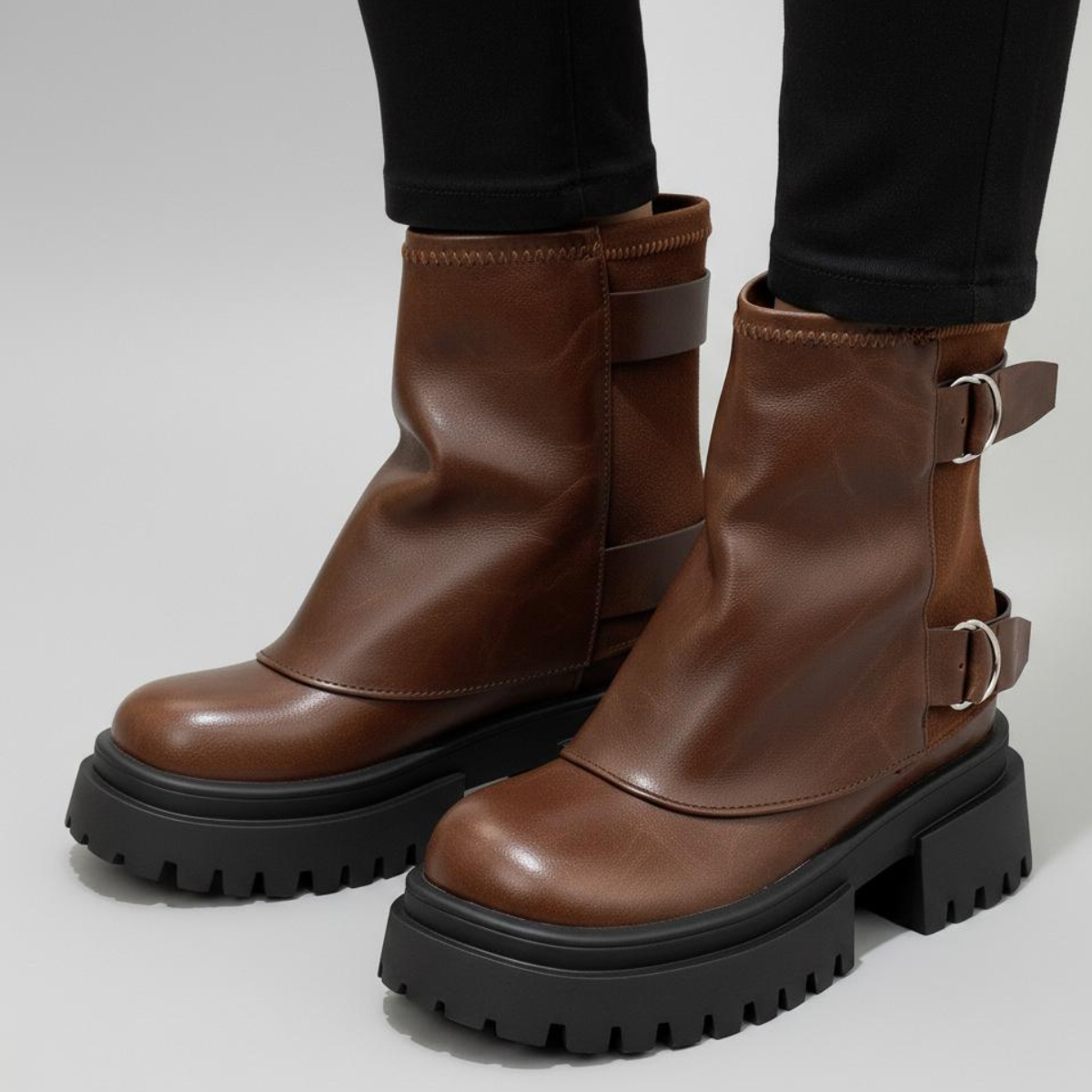 Women's Boots | Adjustable Buckle Straps 1