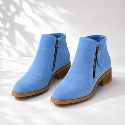 Women's Ankle Boots | Cushioned Comfort & Easy Zip Closure 12