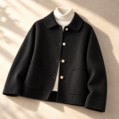 Women's Pearl Button Jacket | Warm & Lightweight 5