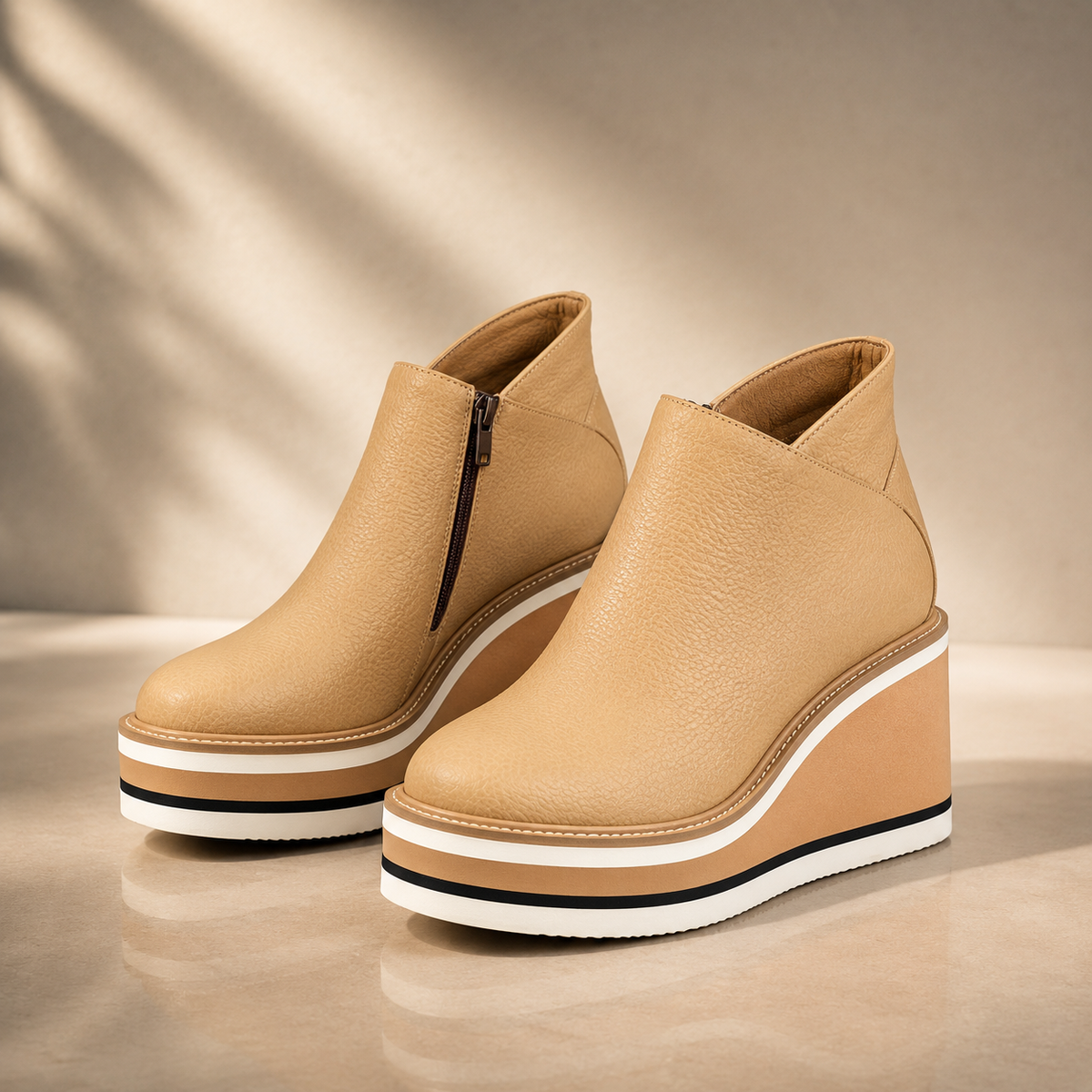Women's Wedge Bootie | Hidden Lift & All-Day Comfort 14