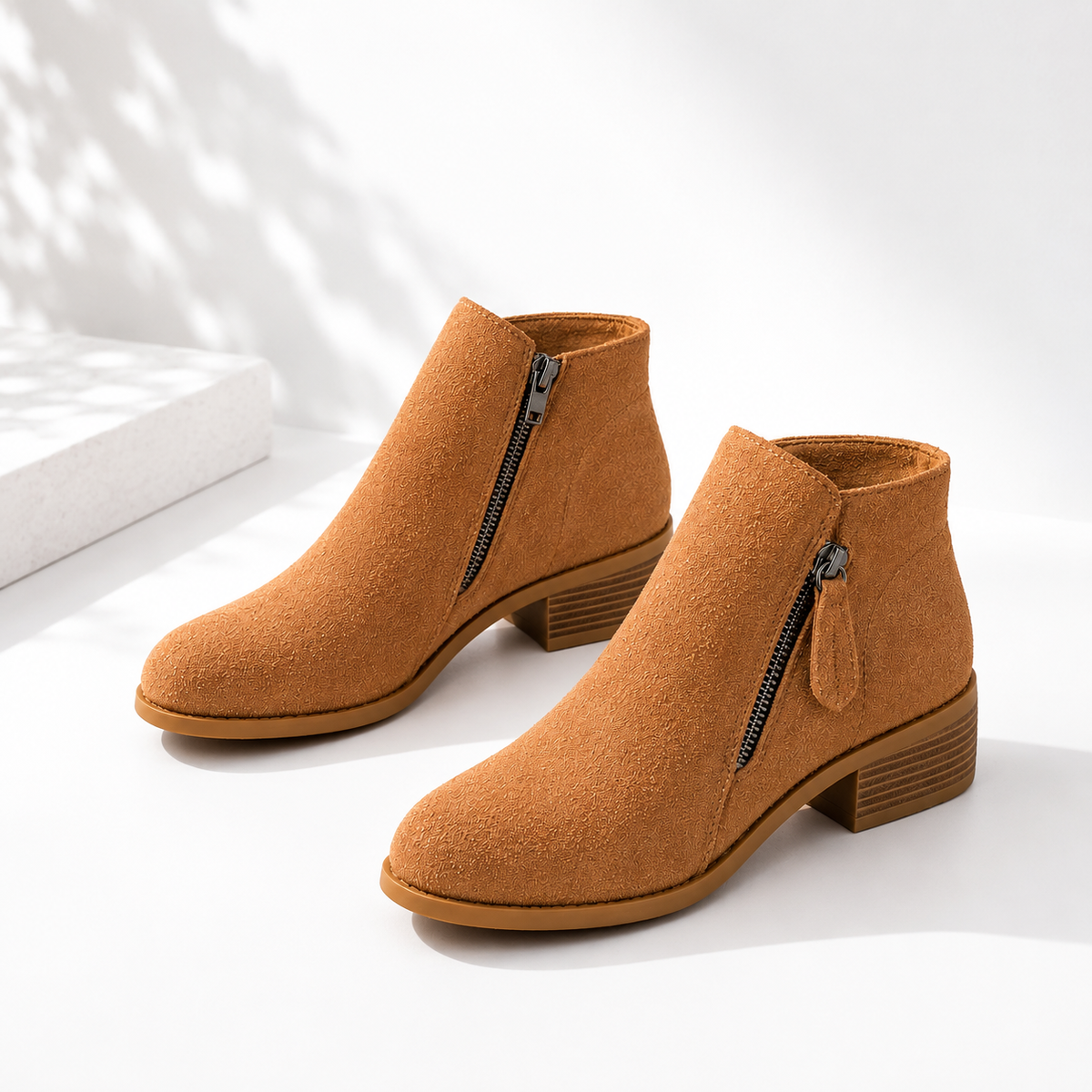 Women's Ankle Boots | Cushioned Comfort & Easy Zip Closure 13