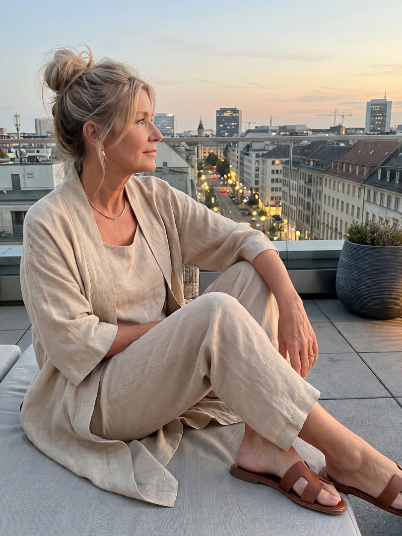 Women's Three Piece Trouser Set | Relaxed Fit & Lightweight 9