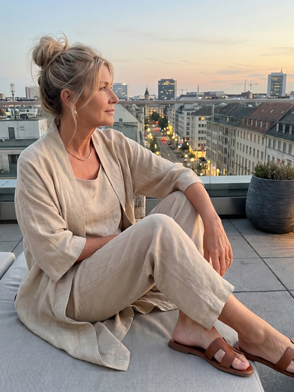 Women's Three Piece Trouser Set | Relaxed Fit & Lightweight 9