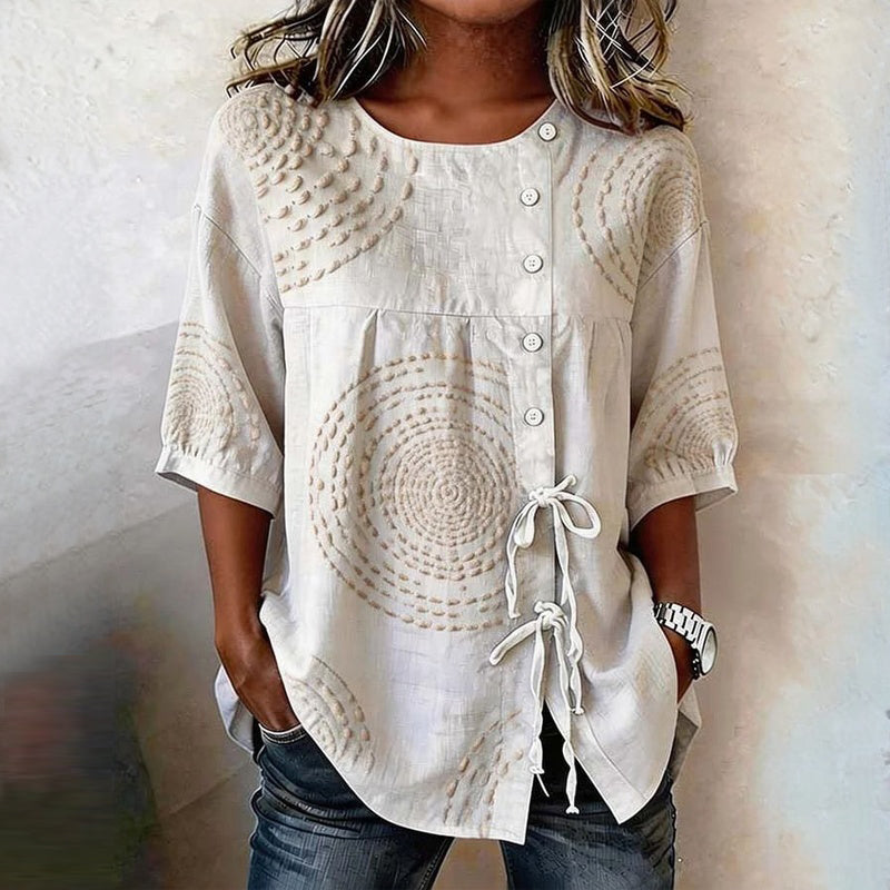Alina – Floral Detail Blouse 1