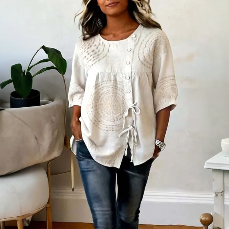 Alina – Floral Detail Blouse 5