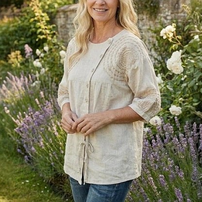 Alina – Floral Detail Blouse 7