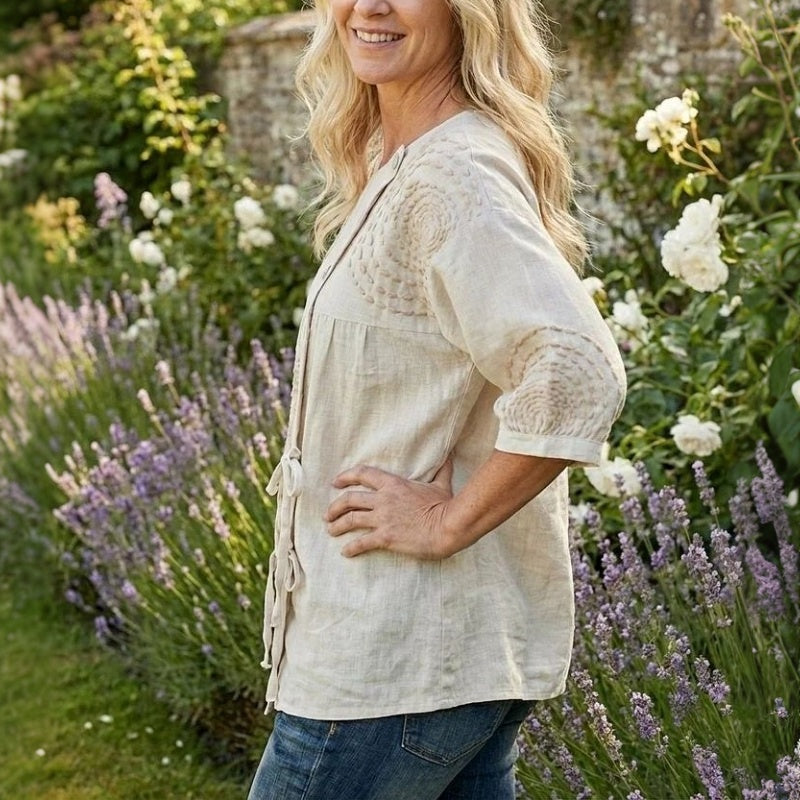 Alina – Floral Detail Blouse 8