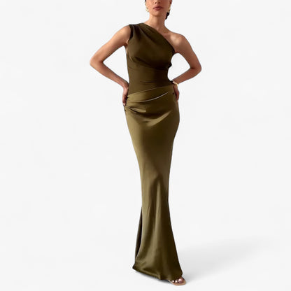 Amelia – Elegant One-Shoulder Maxi Dress 1
