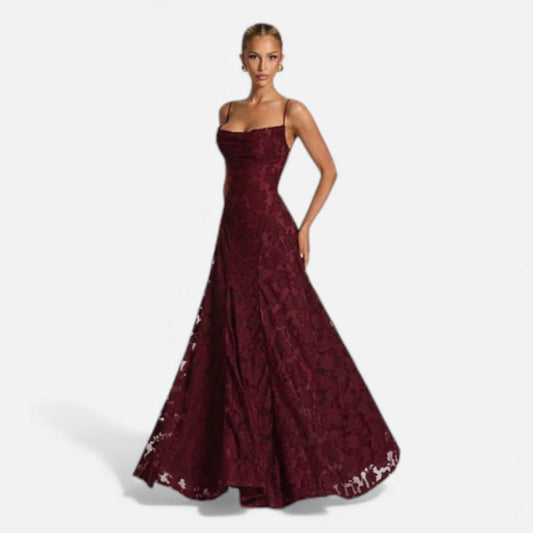 Amelia – Evening dress women with flared silhouette 0