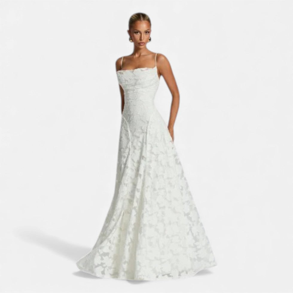 Amelia – Evening dress women with flared silhouette 2