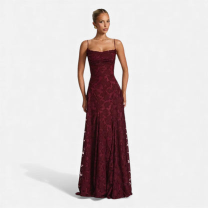 Amelia – Evening dress women with flared silhouette 4
